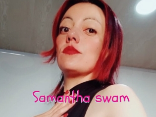 Samantha_swam