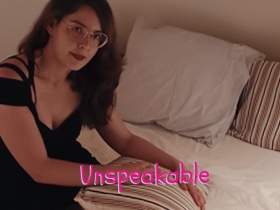 Unspeakable